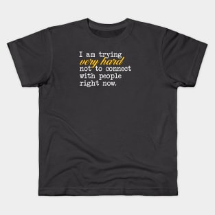 I'm trying very hard... Kids T-Shirt